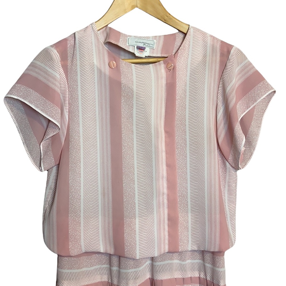 Vintage Warren Petites Dress Union Tag Size M - Picture 3 of 13